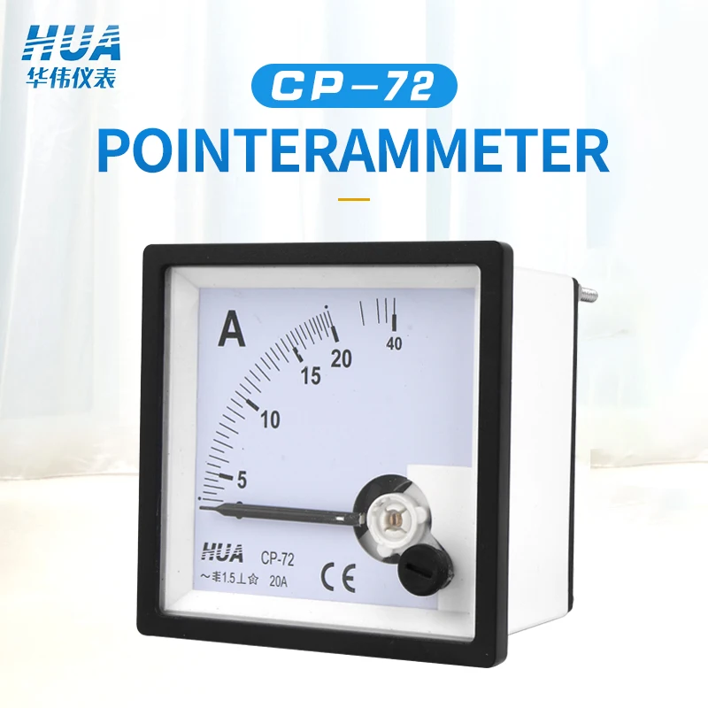 CP-72 AC Аналоговый амперметр размеры: 72x72 30/5 50/5 100/5 и т. д. прямые продажи с завода