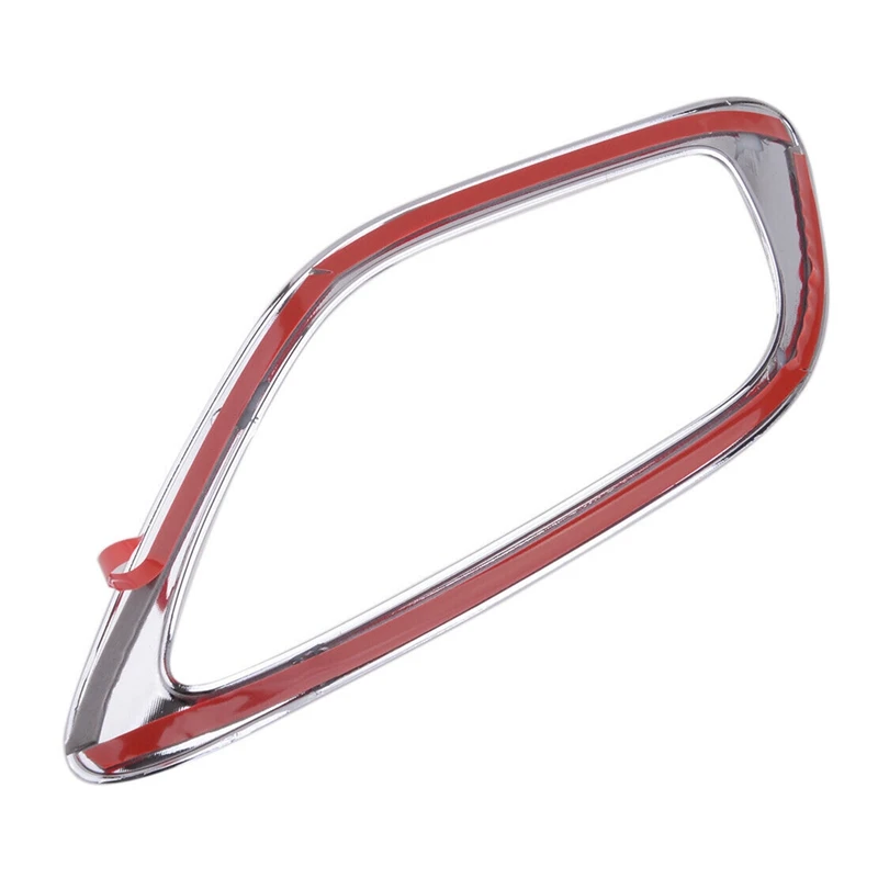 

Pair Rear Fog Light Lamp Cover Trim Frame Decor Fit for Kia Seltos KX3 2019 2020
