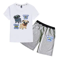 puppy dog pals baby boy summer clothing set kids fashion t shirt shorts 2pcs set chlidrens sportswear toddler girls outfits