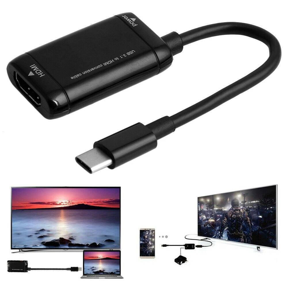 Мини-usb 3,1 type C к HDMI HD ТВ кабель 1080P адаптер конвертер для MHL Android телефон планшет