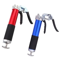 heavy duty portable 10000 psi 400cc hand lever grip grease gun greasing injection w hose set for automobile machine tools