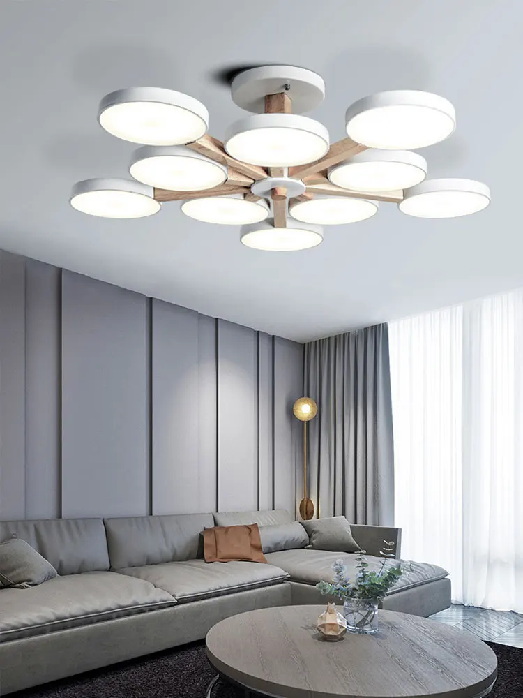 Армейское одеяло из потолочные светильники Квадратные Кольца для Гостиная