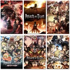 Постер из аниме атака на Титанов, полноформатная Алмазная мозаика, вышивка крестиком, рукоделие, 5D сделай сам