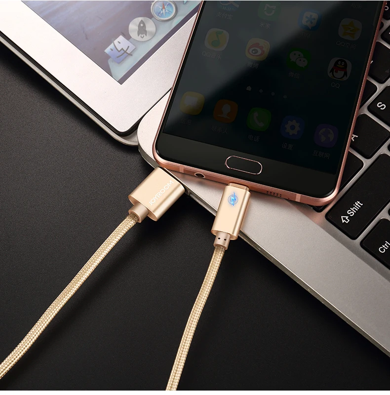 Joyroom, Micro USB кабель, быстрая зарядка, USB кабель для передачи данных, шнур, зарядное устройство, Microusb кабель для samsung, Xiaomi Redmi, Android, Microusb, 1 м