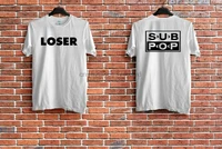 sub pop records loser 1990s t shirt size s 3xl