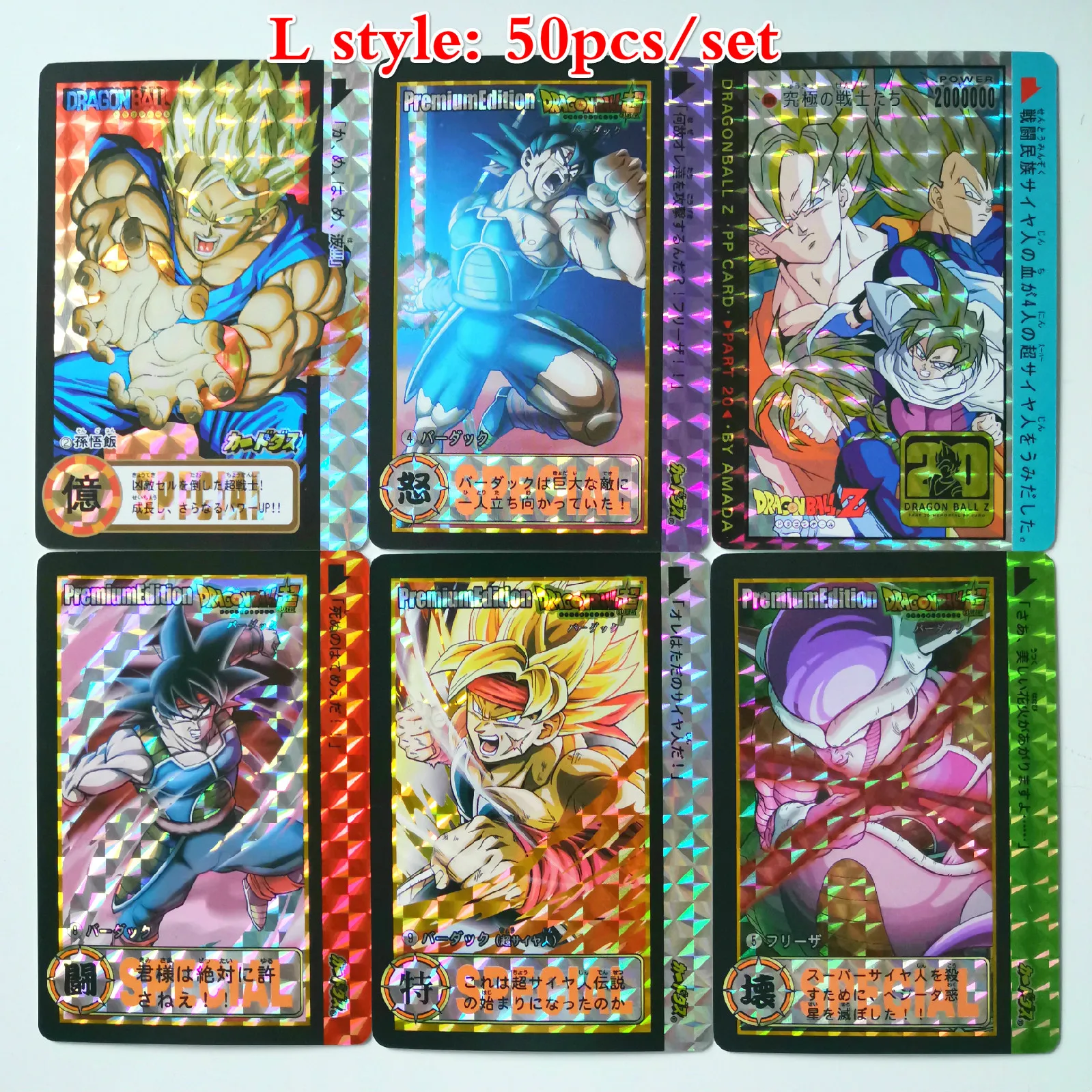 L 27 стилей Dragon Ball Z Super Ultra Instinct Limited BREAK часы в советском стиле игра флэш-карта Коллекция аниме-открытки - Цвет: L