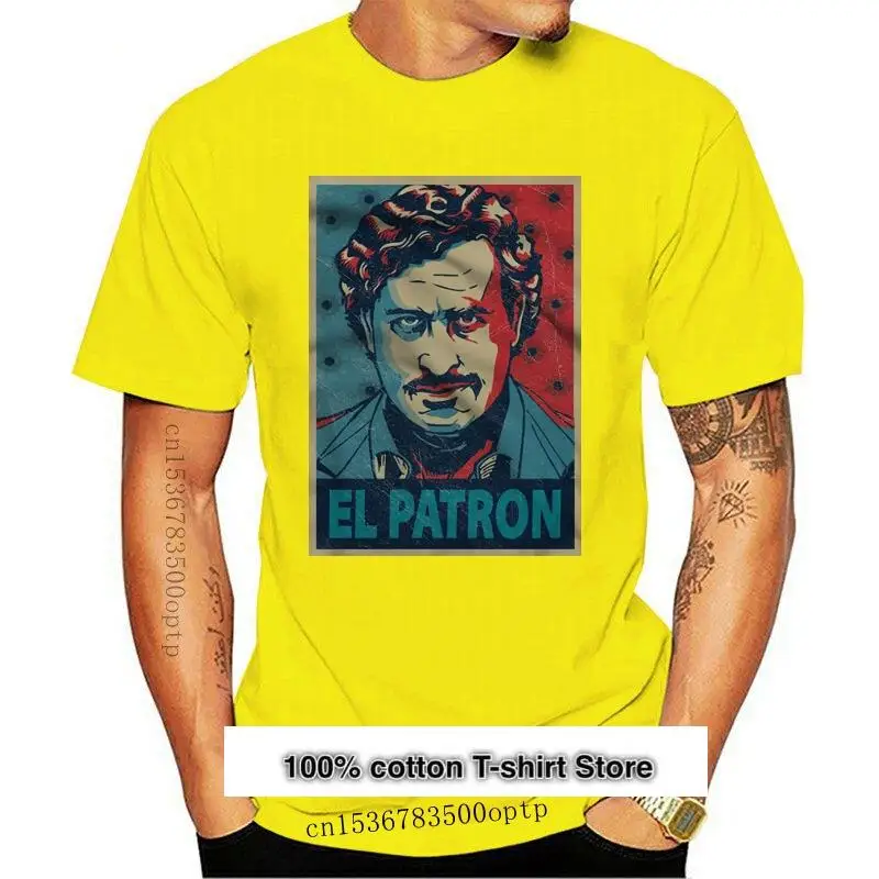 

Camiseta de manga corta para hombre, camisa informal de Pablo Escobar, 2021 algodón, Logo, nueva marca, verano, 2021, 100%