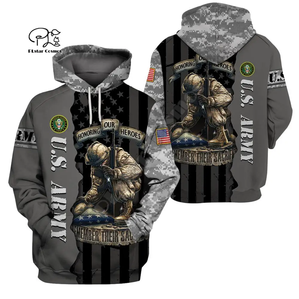 Костюм PLstar Cosmos морской армии США в стиле милитари камуфляжный пуловер с