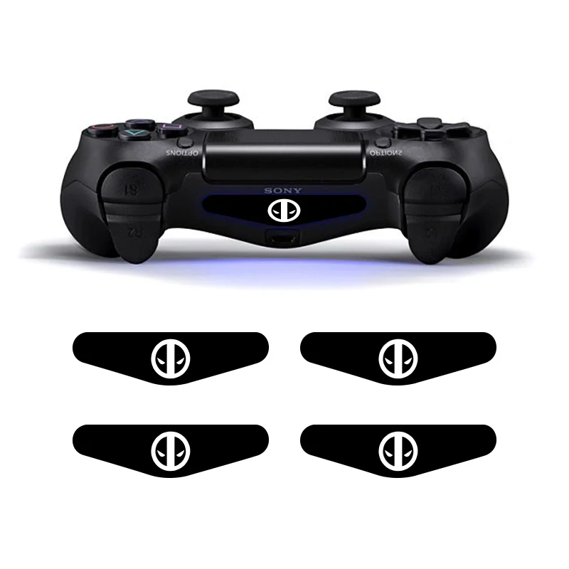 4 шт./лот светодиодный светильник штрих-наклейка для Playstation 4 PS4 пользовательская наклейка игровой светильник стикер для PS4 Dualshock контроллер