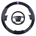 Изготовленный на заказ Чехол рулевого колеса автомобиля для Chevrolet Captiva 2007-2014 Silverado GMC Sierra 2007 замша кожа авто рулевая оплетка