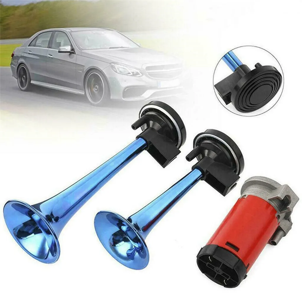 Универсальный 178db одиночный Поезд Труба автомобильный компрессор для клаксона с супер громким 12V для грузовика грузовик лодка мотоцикл клаксон рога