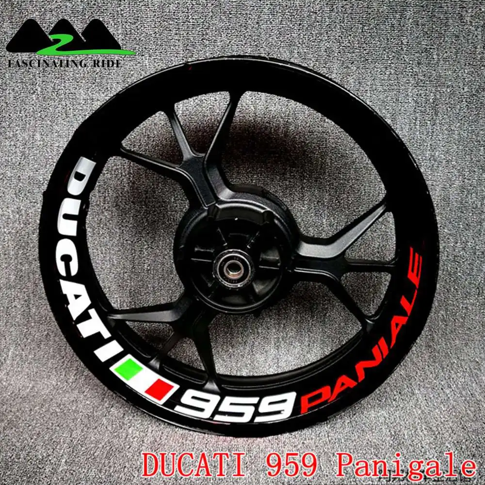 959 Применимый для поездок на мотоцикле Ducati 796/696/795/821/848/899/899/1200/1199/1299 Monster в байкерском стиле из водонепроницаемого материала светоотражающего стикера - Цвет: 959