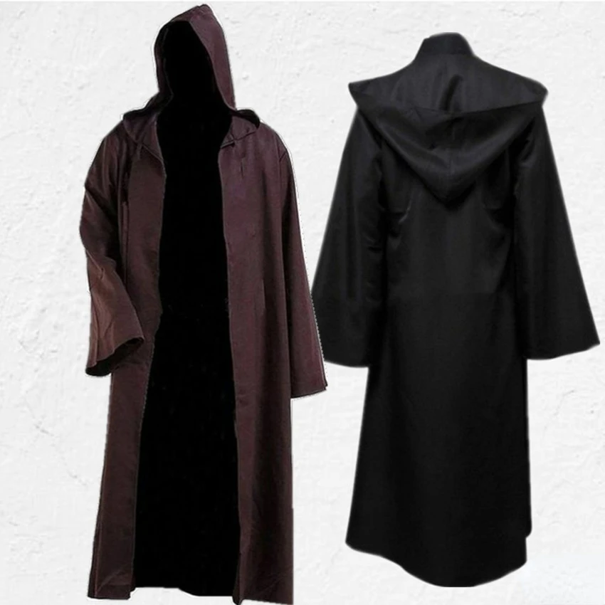 

Halloween Role-playing Mage Robe Cloak Medieval Warrior Robe Cloak Stage Performance Cos Costume