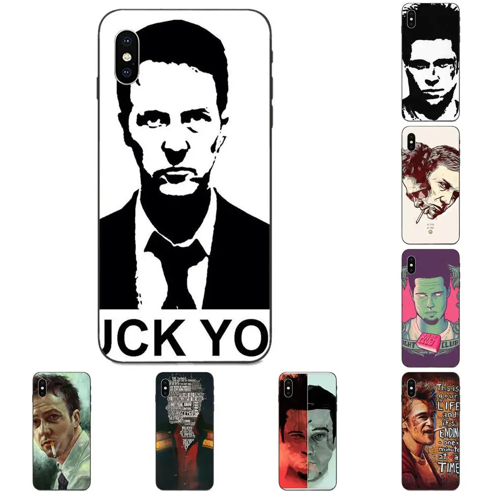 Эдварда Нортона Бойцовский клуб Тайлер дурден для huawei nova 2 2S 3i 4 4e 5i Y3 Y5 II Y6 Y7 Y9 Lite Plus