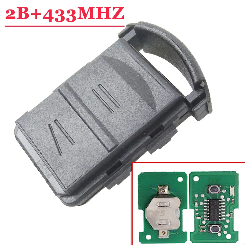 XNRKEY высококачественный 2-кнопочный пульт дистанционного управления 433 МГц для Opel