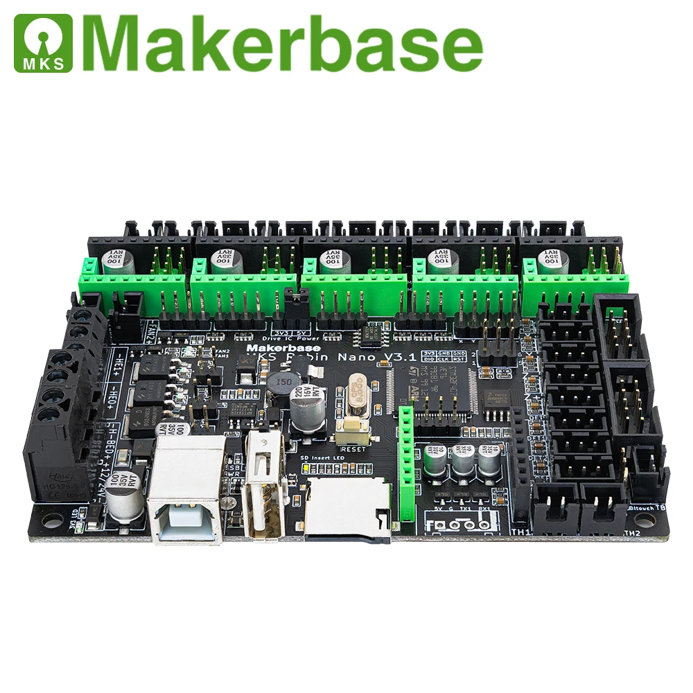 Makerbase MKS Robin Nano V3 32 бит 168 МГц F407 плата управления запчасти для 3D-принтера TFT-экран