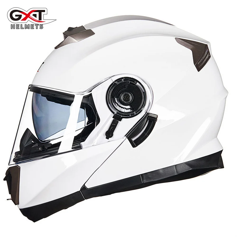 

DOT Approved GXT Professional Full Face Dual Lens Motorcycle Helmet Modular Safety Motocross Racing Capacete Casque Moto Casco