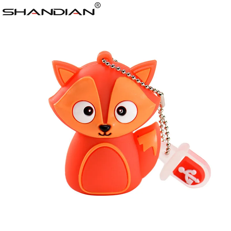 Горячее предложение SHANDIAN! Милый мини-флеш-накопитель с рисунком пингвина