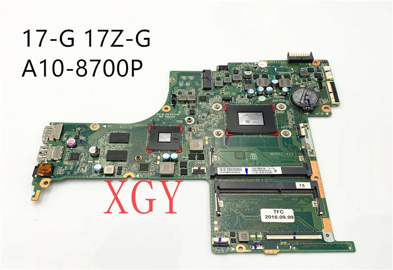 

Оригинальная материнская плата для ноутбука HP PAVILION 17-G 17Z-G DA0X21MB6D0 844521-601 844521-501 844521-001 A10-8700P 100% ТЕСТ ОК