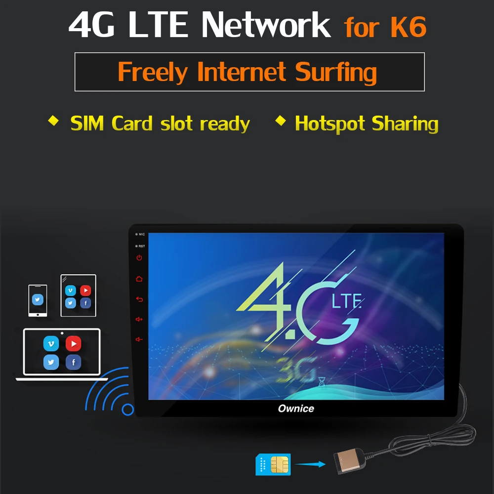 Автомобильный мультимедийный плеер 360 ° панорамный 4G LTE Android 9 0 8Core 4 + 64G SPDIF DSP CarPlay GPS