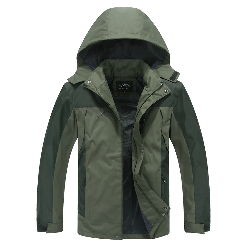 Мужская ветровка водонепроницаемая дышащая с капюшоном на весну и осень|Мужские