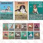 Металлическая жестяная вывеска с изображением собаки, забавное животное, животное, настенное искусство для паба, бара, клуба, домашнего декора, винтажное искусство, железные печатные пластины