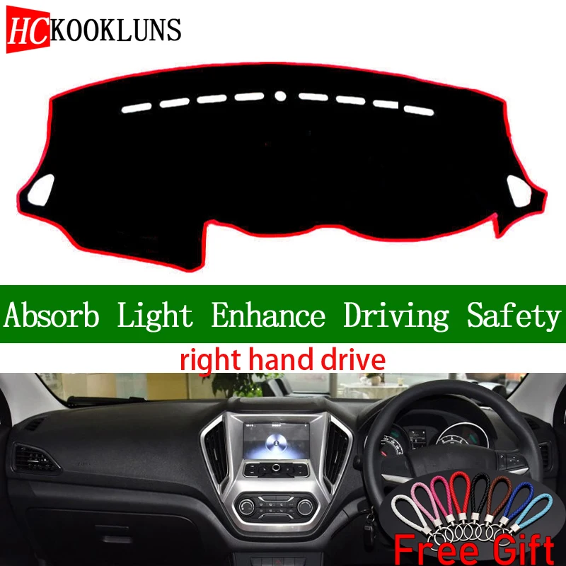 

Для MG GT 2014 2015 2016 крышка приборной панели с правым рулем автомобильные наклейки Солнцезащитный коврик для приборной панели ковер аксессуары ...