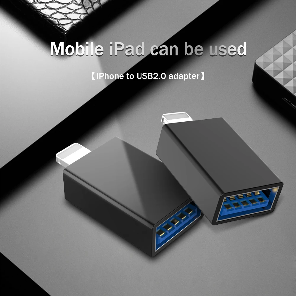 8 Pin к USB OTG адаптер для iPhone мобильный телефон OTG кабель для iPhone IOS10.2 ниже адаптер для мыши U диск флэш-карты ридер