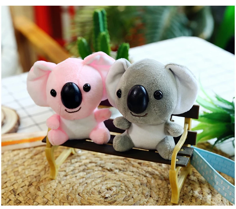 Плюшевый брелок с коалой игрушкой мягкая игрушка коала игрушки Имитация меха кролика Пушистый рюкзак сумка подвеска плюшевый коала игрушка Подарки Девочка Мальчик