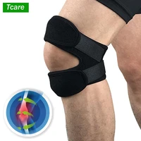 tcare 1pc knee support pads wrap sleeves nylon neoprene adjustable breathable anti bump outdoor fitness sportswear leg protector