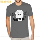 Мужская футболка с коротким рукавом, с принтом Карла Маркса