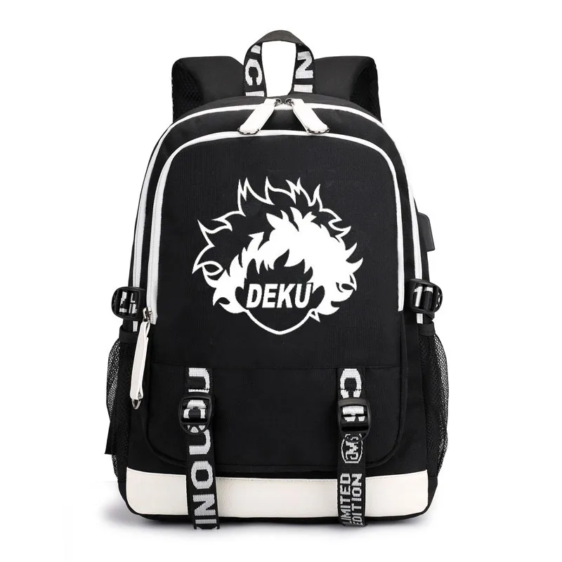 Светящийся рюкзак My Hero академия школьная сумка через плечо для студентов Сумка с