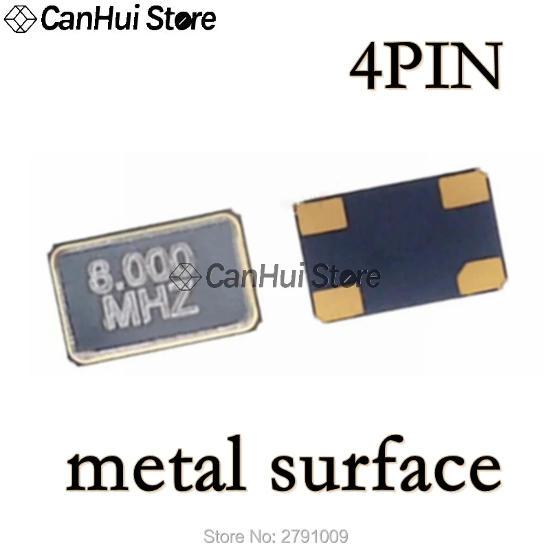 10 шт. SMD 5032 пассивный кварцевый генератор 2PIN/4PIN 8M 10M 11 0592 M 12M 13 56 16M 20M 22 1184 24M 25M 27M 27 12 30M