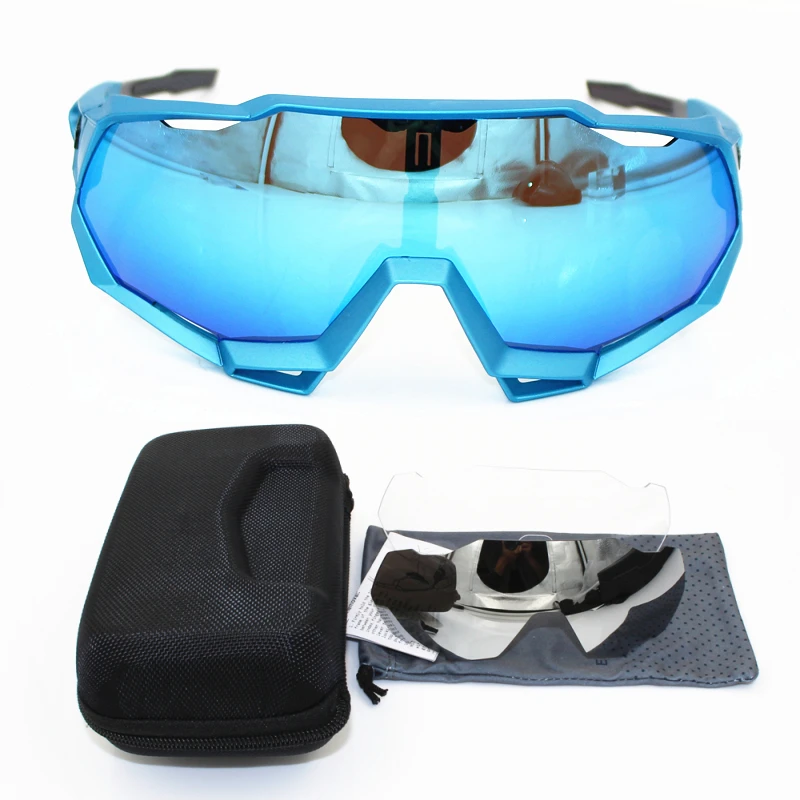 9 Брендовые спортивные велосипедные солнцезащитные очки Gafas ciclismo велосипедные очки MTB очки 3 линзы питер UV400 скорость - Цвет: 9