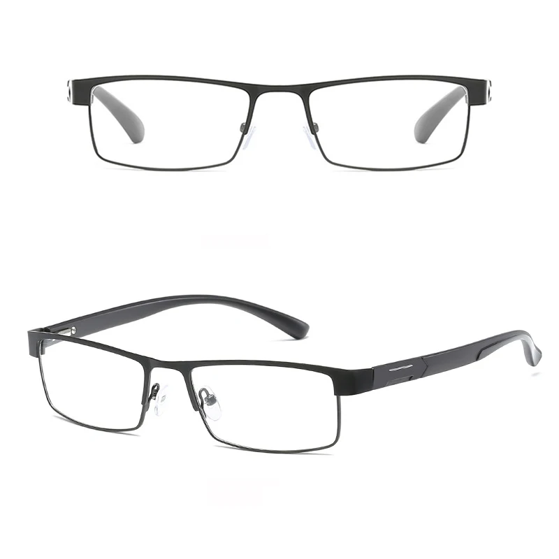 C1-070 Black Женские очки для чтения из сплава кошачий глаз, 4 стиля, деловые ретро мужские очки по рецепту+ 1,0+ 1,5+ 2,0+ 2,5+ 3,0+ 3,5+ 4,0 - Цвет оправы: C1-070 Black