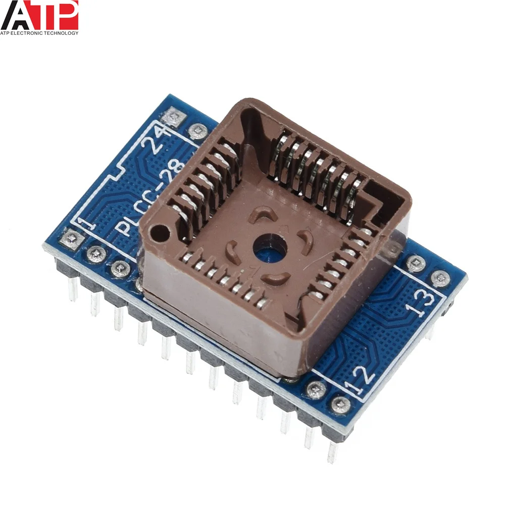 Универсальный USB-программатор PLCC20 PLCC28 PLCC32 PLCC44 на DIP 20 28 32 44 IC-адаптер тестер с