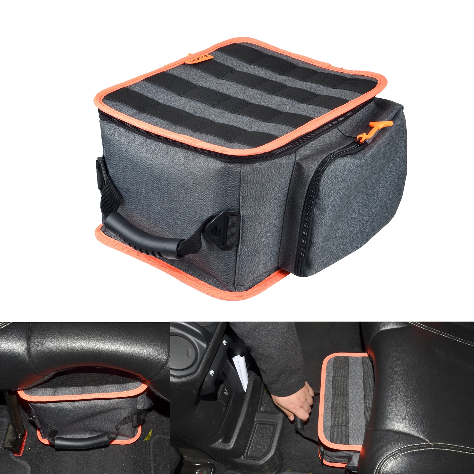 

Under Seat Storage Pouch Bag Backseat Organizer Tool Bag for Wrangler JK JKU JL JLU Gladiator JT Sports Sahara Freedom Rubicon X