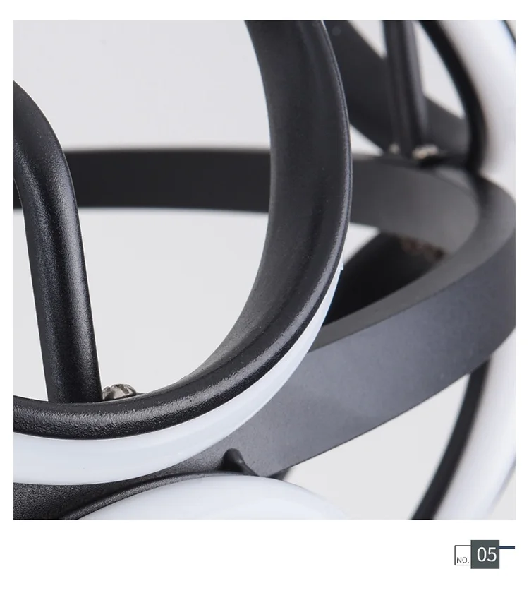 Скандинавская невидимая Люстра для вентиляторов 220 В с пультом ДУ|Потолочные