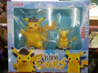 tomy pokemon action figure baking cake decoration 2 big detective pikachu birthday doll decoration model toy