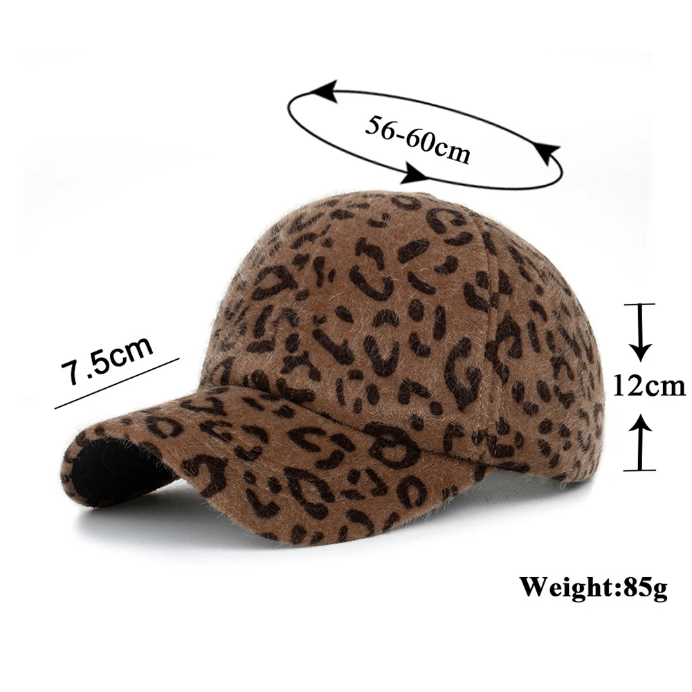 

FS Trendy Leopard Baseball Cap Autumn Winter Cap For Men Women Adjustable Snapback Hip Hop Trucker Hats Bone Masculino 2020