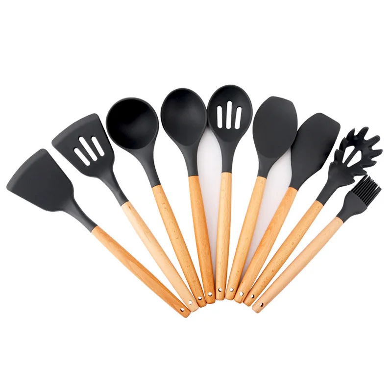 Силиконовые кухонные инструменты для приготовления пищи лопатка термостойкая