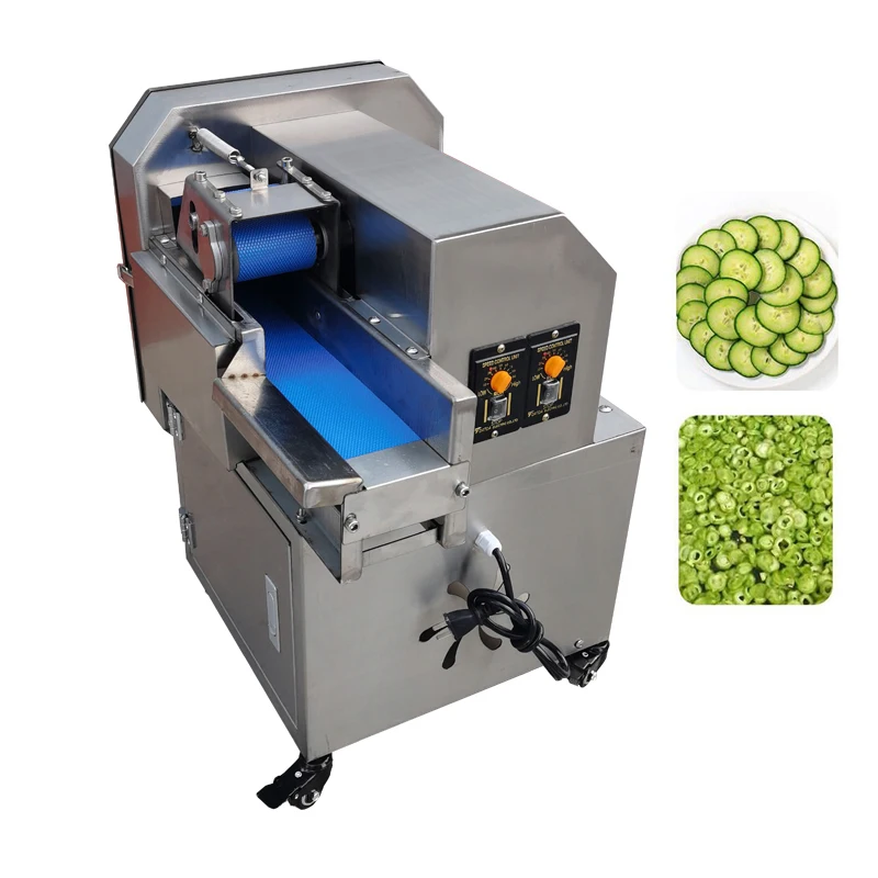 Vegetable Cutter Machine Potatoes Carrots Leeks Kitchen Chopper Onion Slicer Machine Commercial Electric Dicing Machine