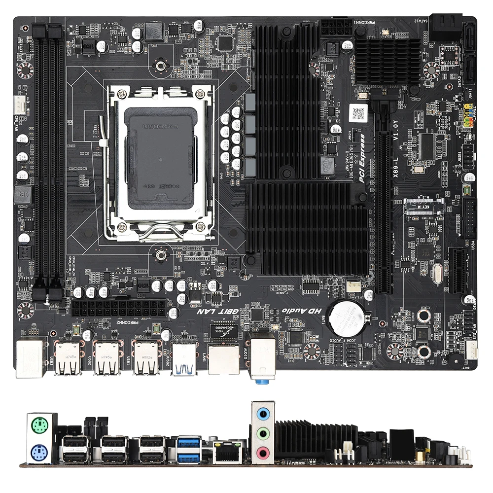 JINGSHA Socket AM3 AMD X89 Set G34 системная плата с Opteron 6276 cpu и CPU Fan SATA2 USB 3 0|Материнские платы| |