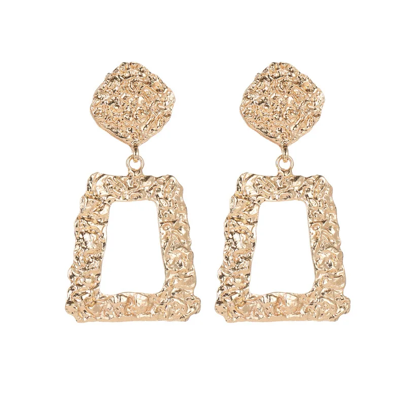 ZYZQ винтажные геометрические женские серьги элегантные трапециевидные в стиле