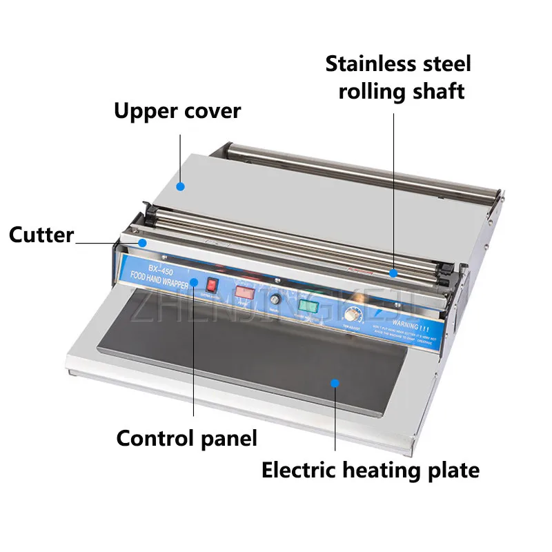 

Plastic Wrap Sealing Machine 220V Sealer Tools Supermarket Packing Machine Vegetables Ｍeat Fruit Food Fresh-keeping Equipment