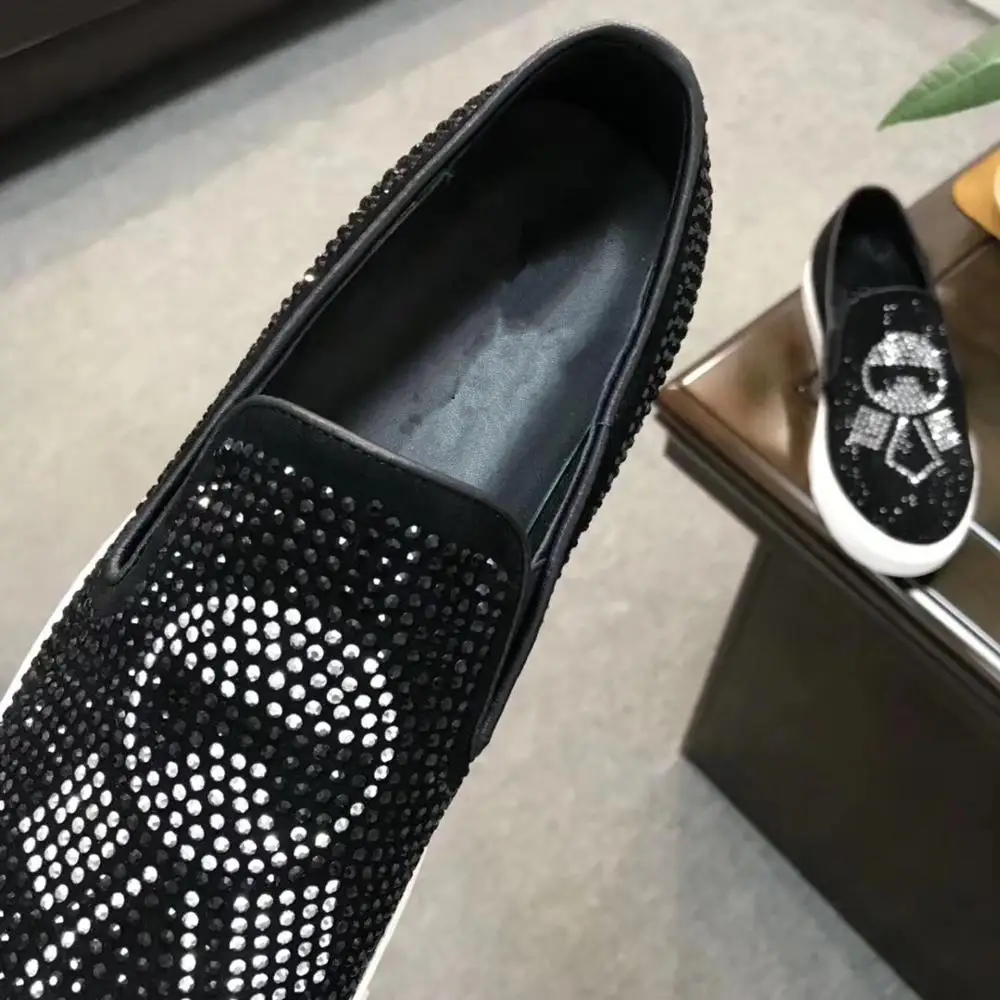 Роскошная брендовая мужская повседневная обувь для мужчин Мокасины Модная