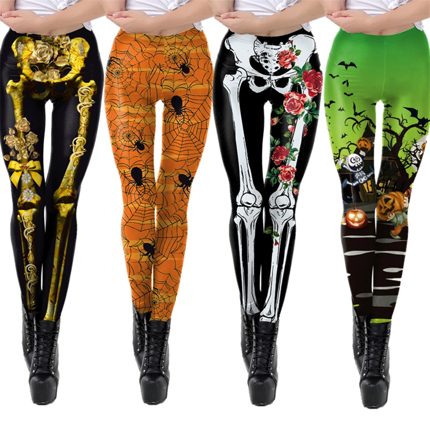 8 видов стилей 2020 женские взрослые костюмы на Хэллоуин Косплей страшные штаны