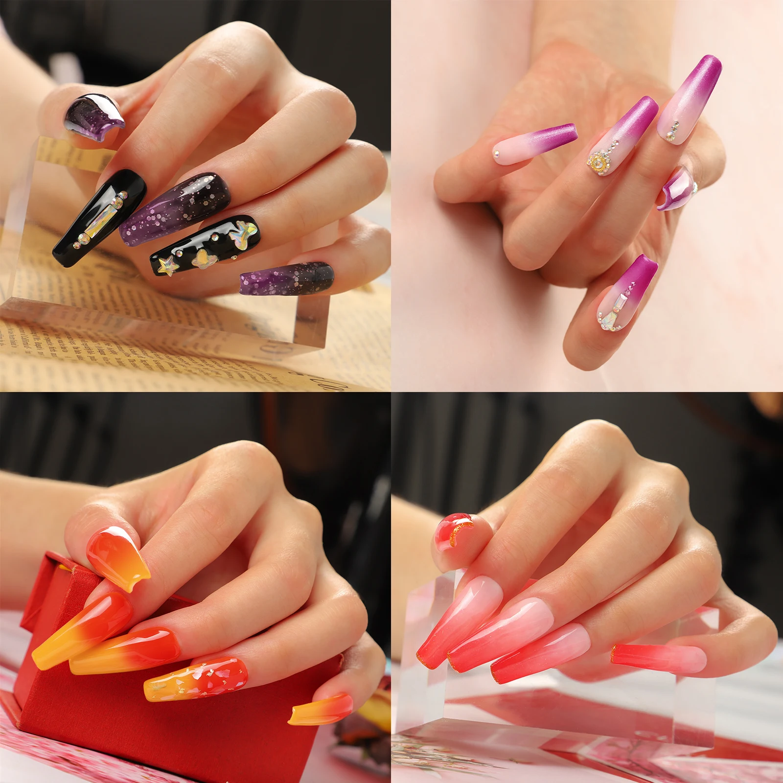 COSCELIA 8 мл Термокружка изменение УФ гель для ногтей замочить от и светодиодный