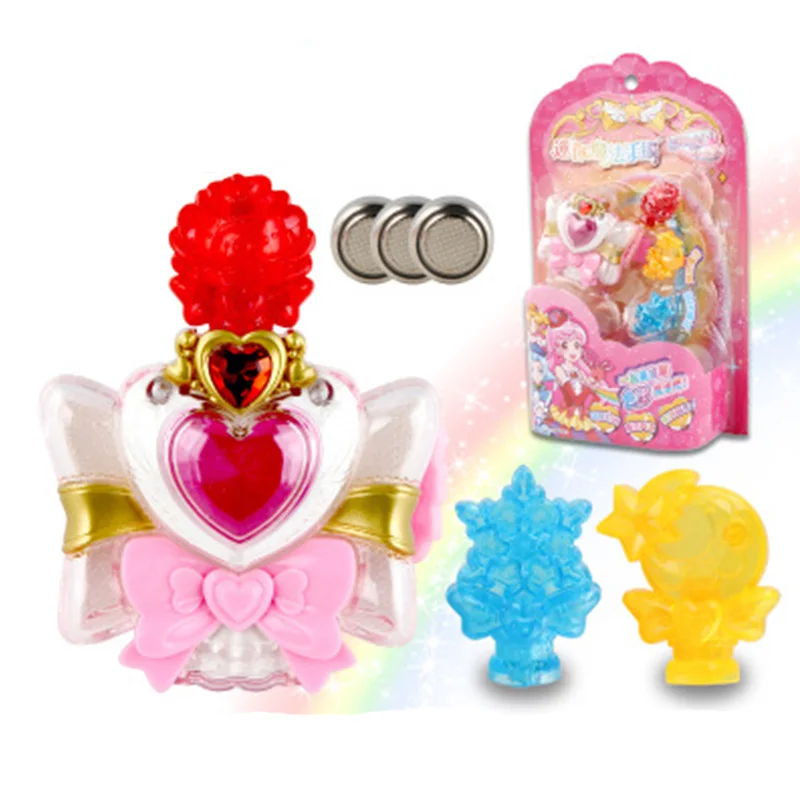 

Light Up Magic Fairy Wand Pretend Princess Painter Girl 's Magic Wand Set Accessories Music Cosplay Anime Figure Toy Gifts