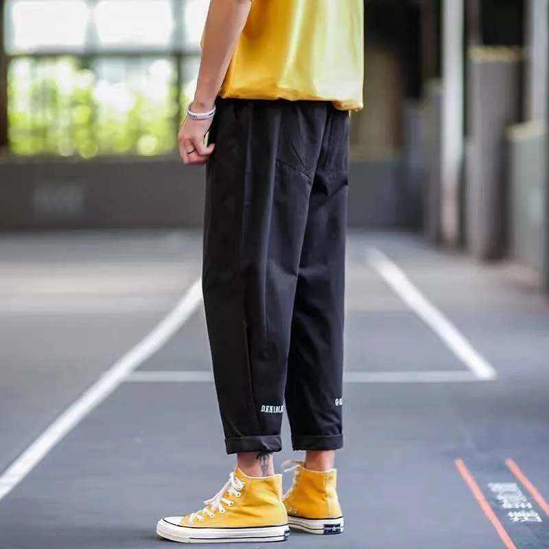 Брюки-карго мужские весенне-осенние однотонные мешковатые в стиле хип-хоп |